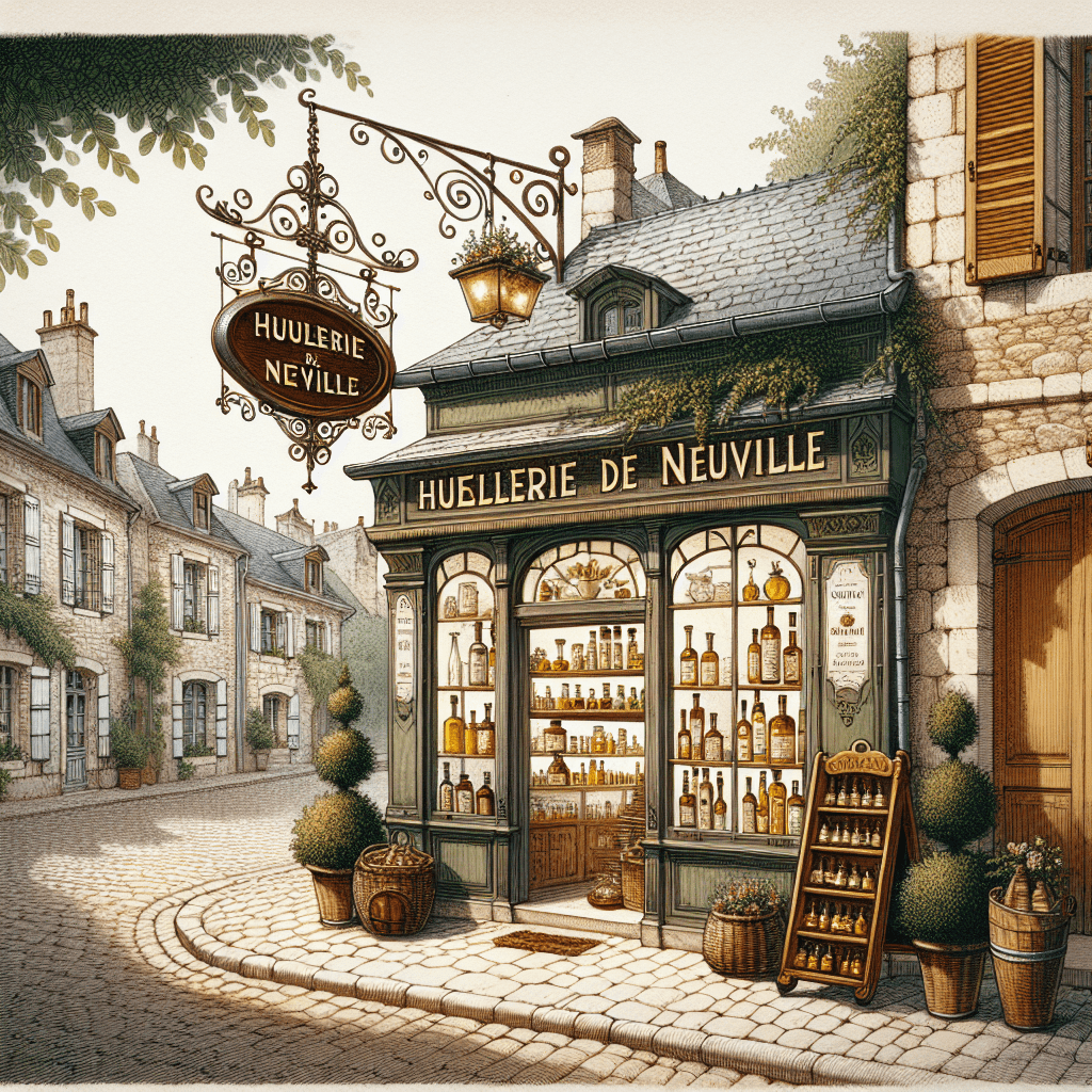 Création de la boutique Huilerie de Neuville