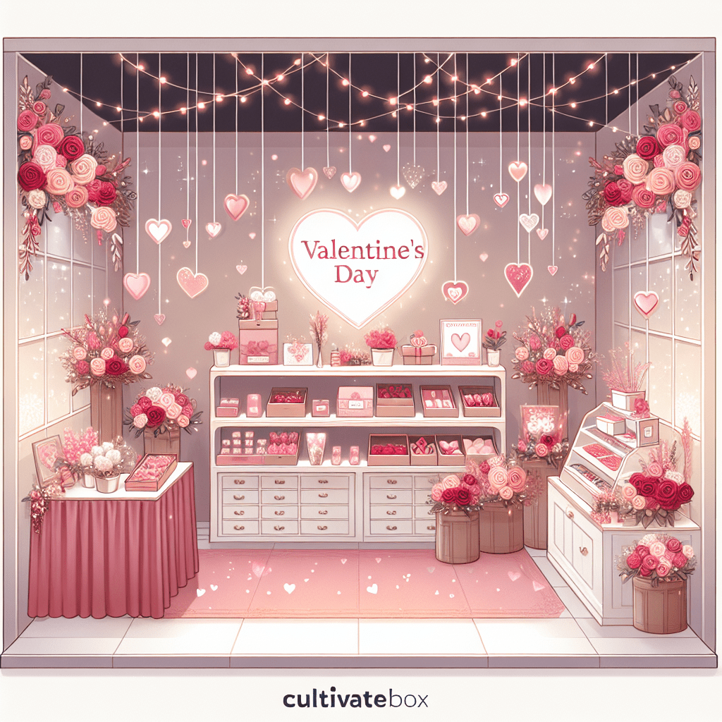 Création de la boutique pour la St valentin Cultivebox