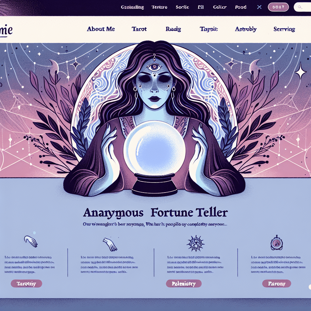 Création de site web pour voyante Yapasdehasard